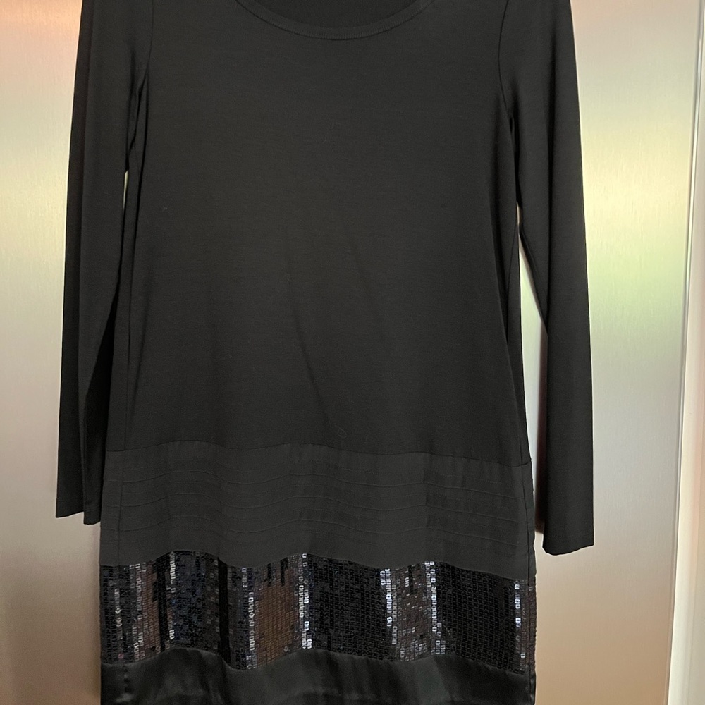 DNKY Black Dress (above the knee) and long sleeves